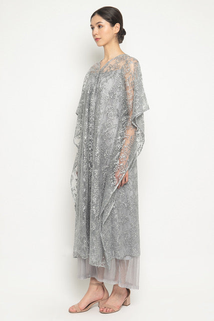 Pertiwi Dress in Light Grey