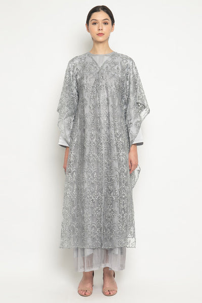 Pertiwi Dress in Light Grey