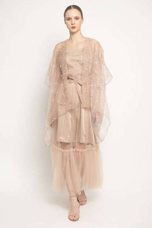 Pou Dress in Nude Peach