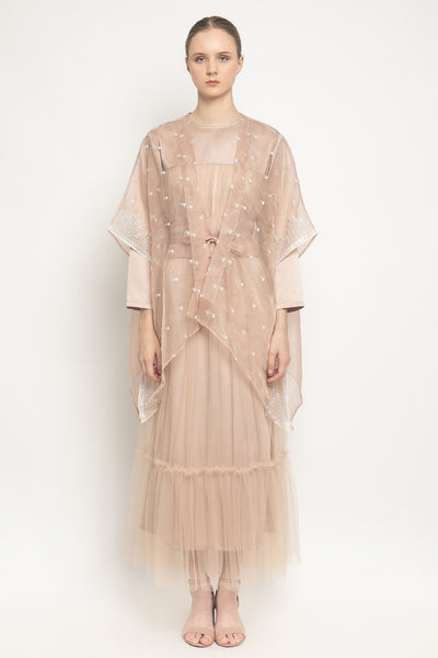 Pou Dress in Nude Peach