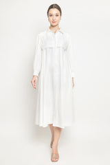 Kanna Shirt Dress in White