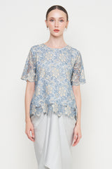 Beatrice Top in Denim