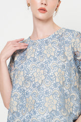Beatrice Top in Denim
