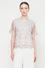 Beatrice Top in Pink Peony