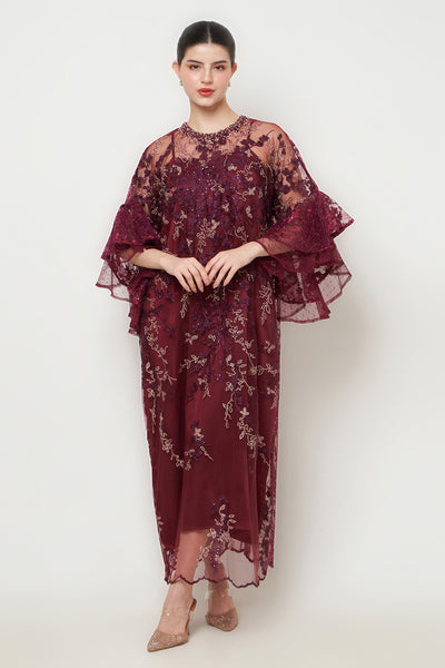 New Zivana Dress in Burgundy