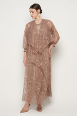 New Cyra Dress in Tera Bronze