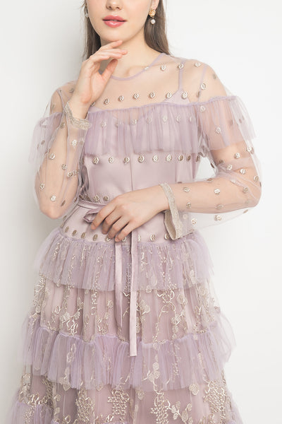 Rania Dress in Lilac