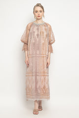 Aruna Dress in Mocha Gold