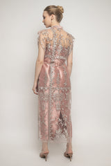 Dahlia Dress in Champagne