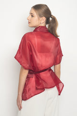 Hera Outer in Deep Red
