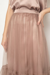 Mariele Skirt in Pink Mauve
