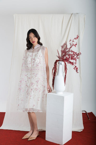 Mayleen Dress in Ivory