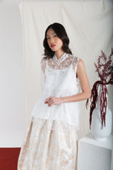 Camelia Top in White