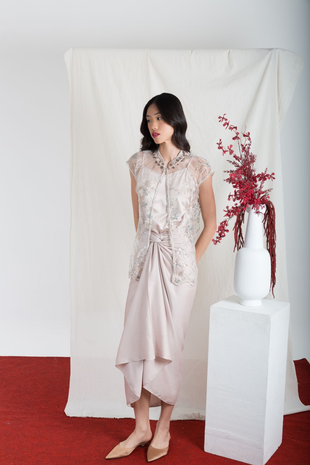 Sada Top in Broken White