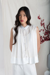 Celia Blouse in Pearl