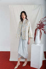 Leona Outer Top in Ivory Gold