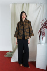 Leona Outer Top in Black Gold