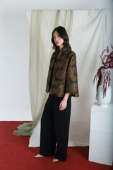 Leona Outer Top in Black Gold