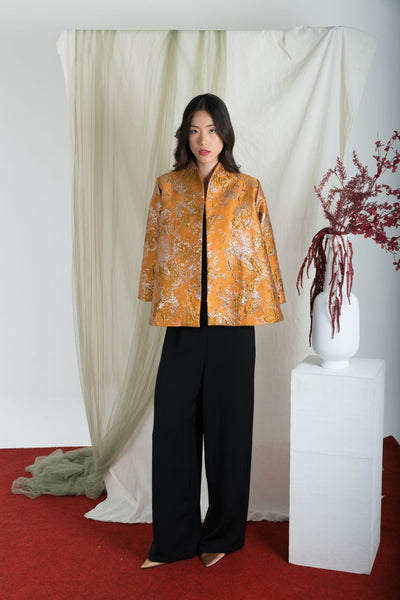 Leona Outer Top in Terracotta