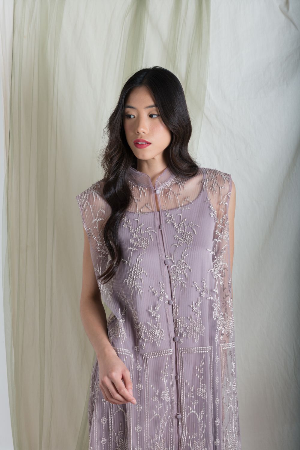 Mayleen Dress in Mauve