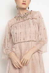 Areya Dress in Nude