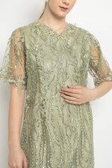 Aster Dress in Sage Green