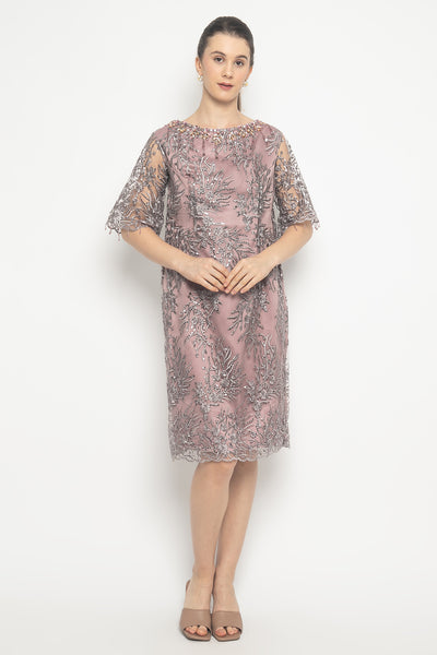 Aster Dress in Mauve