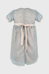 Baby Maily Dress in Dusty Blue