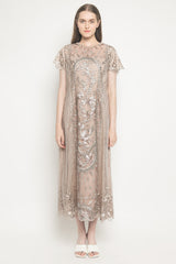 Bella Dress in Nude