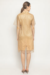 Ceyi Dress in Light Gold
