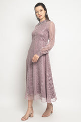 Deolina Dress in Mauve