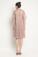 Alette Dress in Rosegold