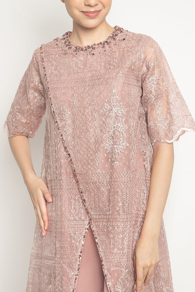 Alette Dress in Rosegold