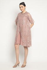 Alette Dress in Rosegold