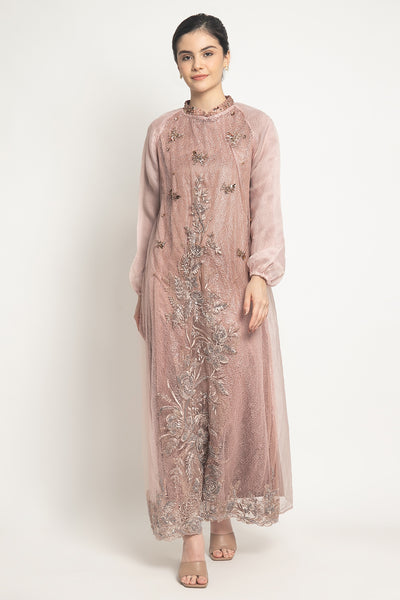 Inaya Dress in Rosegold