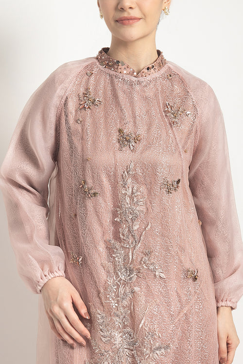 Inaya Dress in Rosegold