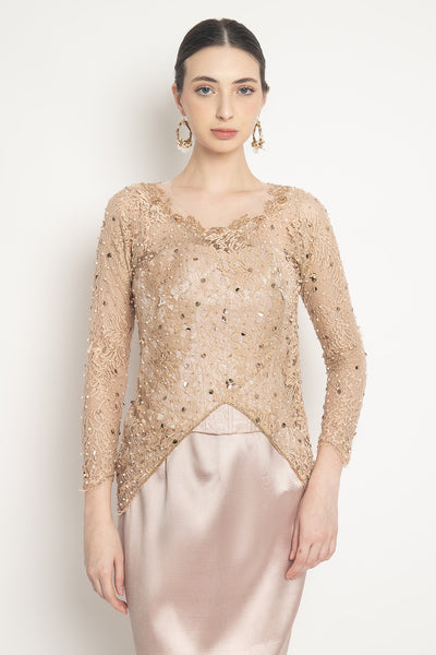 Santia Kebaya Top in Nude