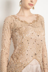 Santia Kebaya Top in Nude