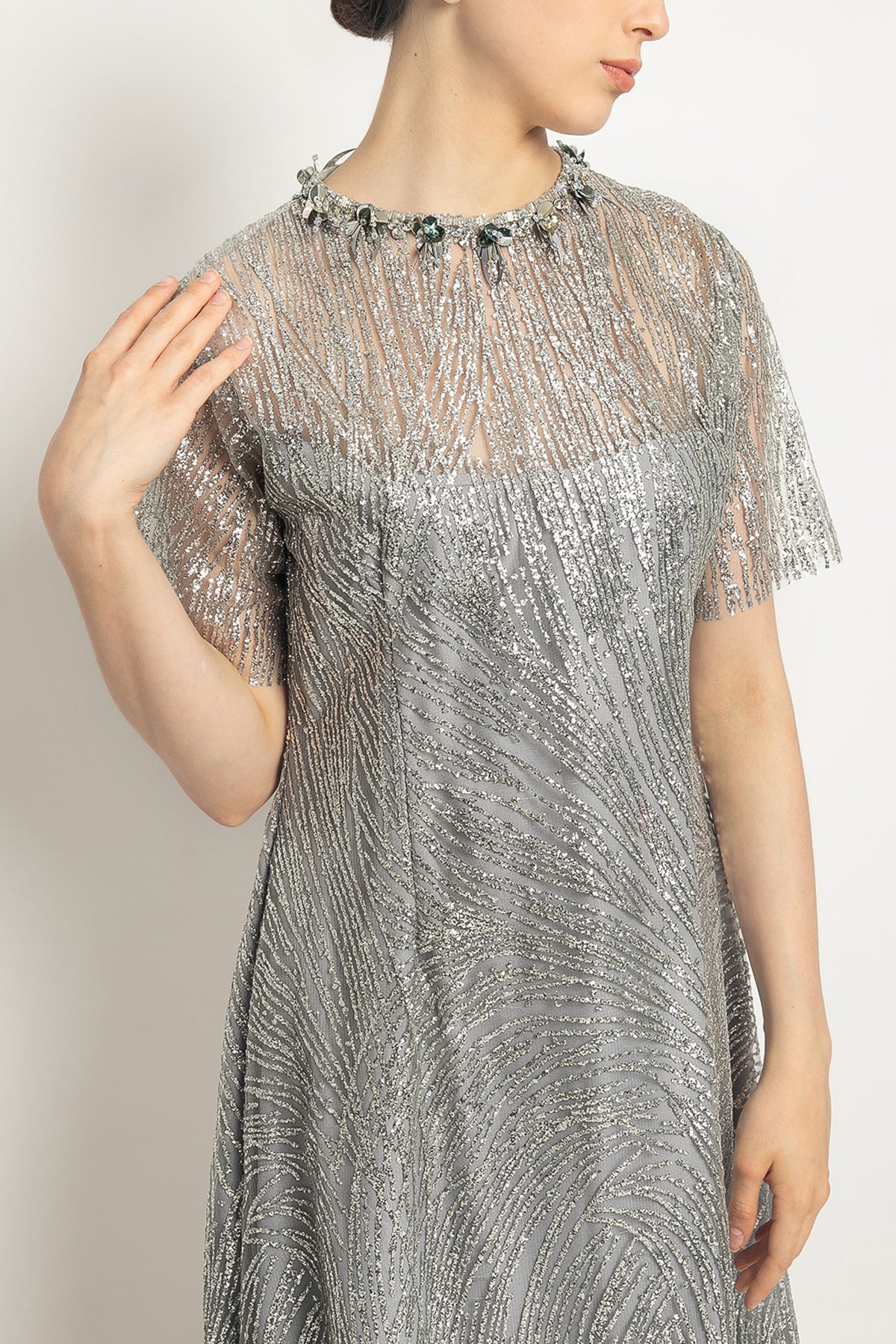 Muvie Dress in Silver