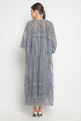 Neema Dress in Dusty Blue