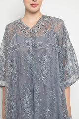 Neema Dress in Dusty Blue