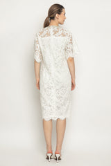Vaillie Dress in White