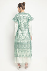 Wafaa Dress in Mint Green