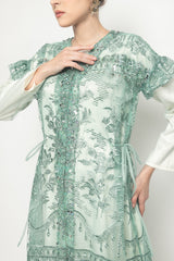 Wafaa Dress in Mint Green