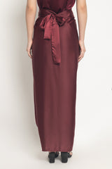 Kiara Skirt in Burgundy