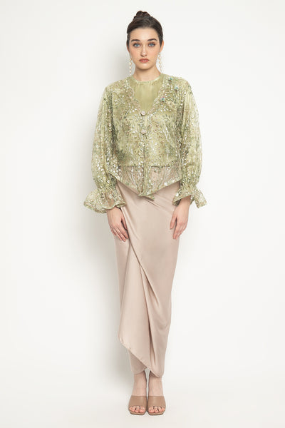 Kunir Kebaya Top in Sage