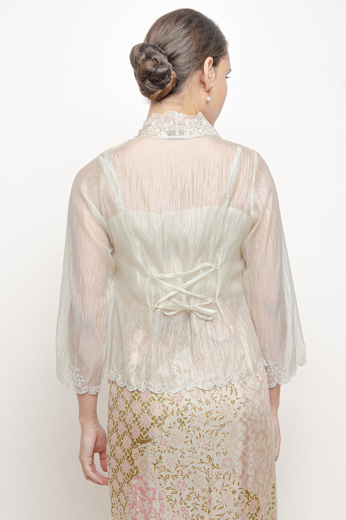 Nirmala Kebaya Top in Sage