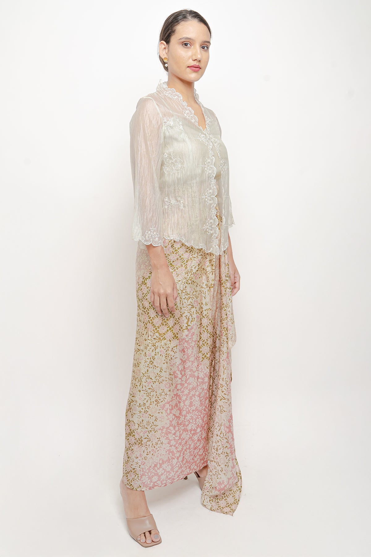 Nirmala Kebaya Top in Sage