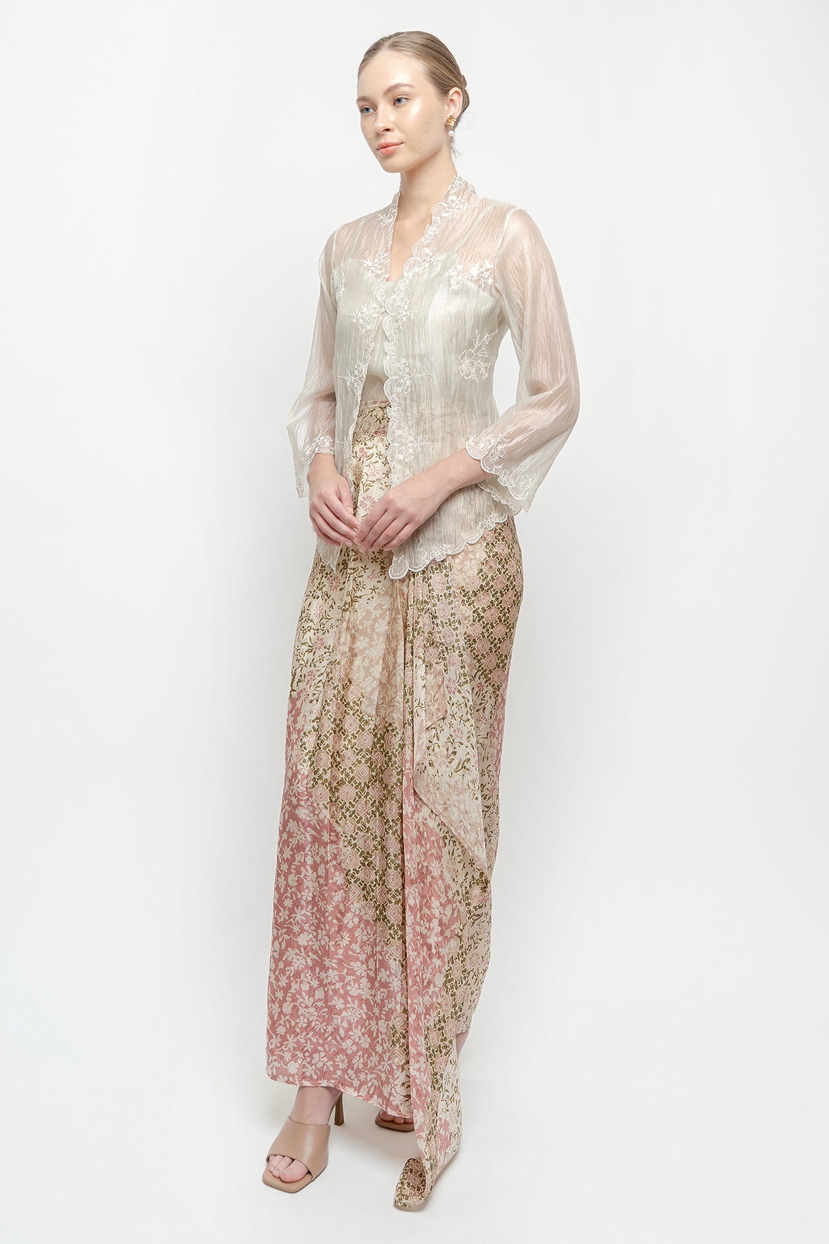 Nirmala Kebaya Top in Sage