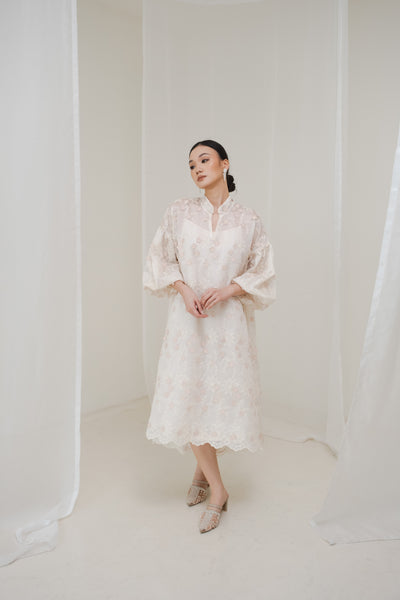 Kalisa Midi Dress in Cream